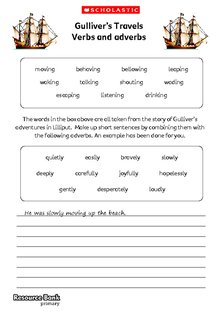 Gulliver’s Travels – Verbs and adverbs