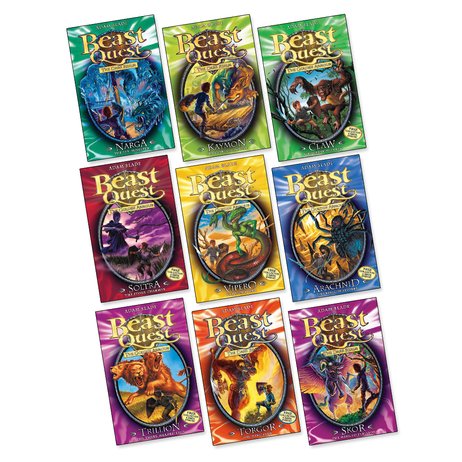 Beast Quest Books 8-16 Pack x 9