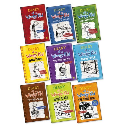 Rewards Value Pack: Diary of a Wimpy Kid x 9