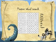 The Jolley Rogers and the Cave of Doom – word search