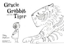 Gracie Grabbit and the Tiger – colouring sheet