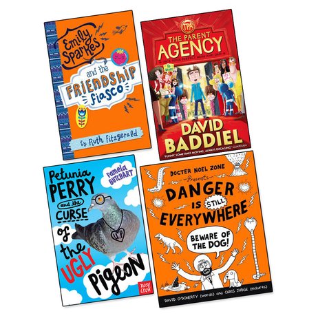Best Laugh Out Loud Books for Ages 9-13 Shortlist Pack x 4