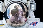 Tim Peake's first spacewalk