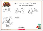 How to Draw B'ob Activity Sheet (1 page)