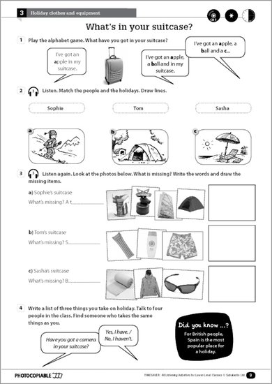 40 Listening Activities for Lower-Level Classes Sample Page