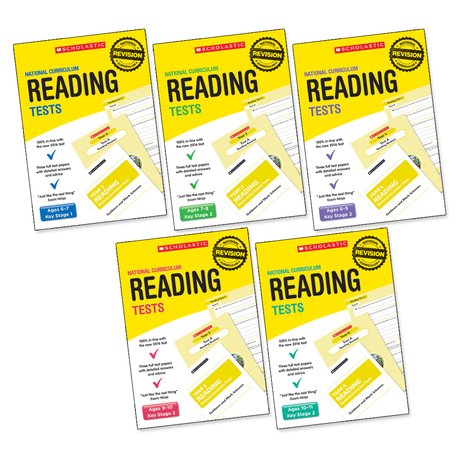 National Curriculum Reading SATs Tests Years 2-6 Pack (5 books)
