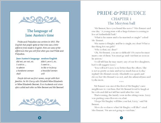 Pride and Prejudice - Sample Page