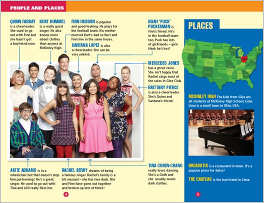 Glee 3: Summer Break - Sample Page