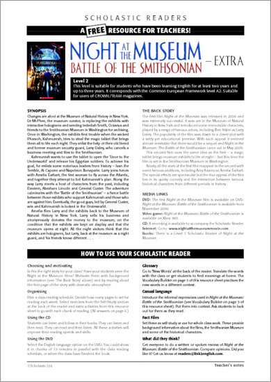 Night at the Museum: Battle of the Smithsonian - Sample Page