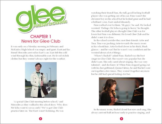 Glee: Foreign Exchange Sample Page