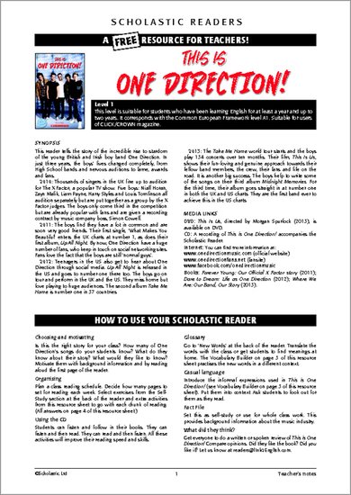 This is One Direction Sample Page