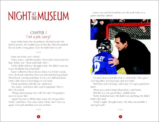 Night at the Museum Sample Page