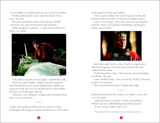 Merlin: Arthur and the Unicorn Sample Page