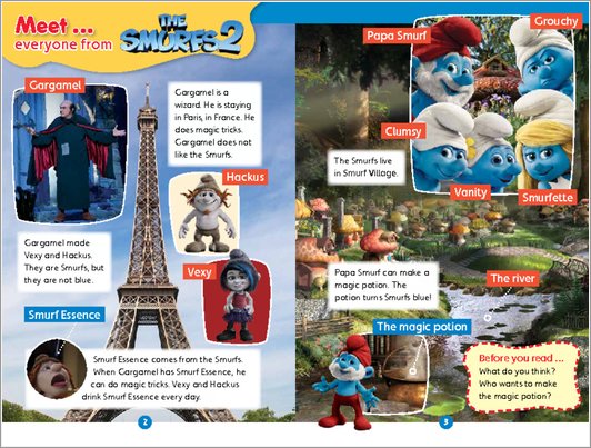 The Smurfs 2 Sample Page