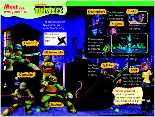 Teenage Mutant Ninja Turtles: Kraang Attack Sample Page