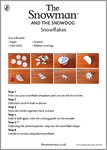 The Snowman and the Snowdog Snowflakes Activity  (4 pages)