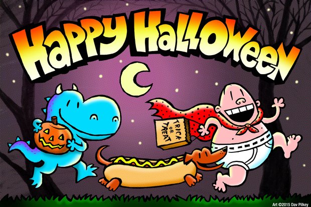 Happy Halloween from Captain Underpants! Happy Halloween from Captain Underpants!