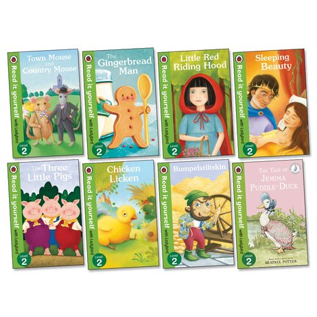 Ladybird Read It Yourself:  Favourite Fairy Tales Pack x 8 (Level 2)