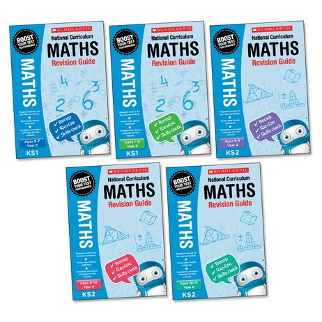 National Curriculum Revision: Maths Revision Guides Pack x 5