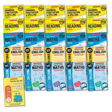National Curriculum SATs Tests and Revision Super Easy-Buy Pack (26 books)