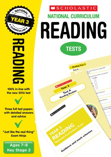 National Curriculum SATs Tests: Reading Tests (Year 3) x 30