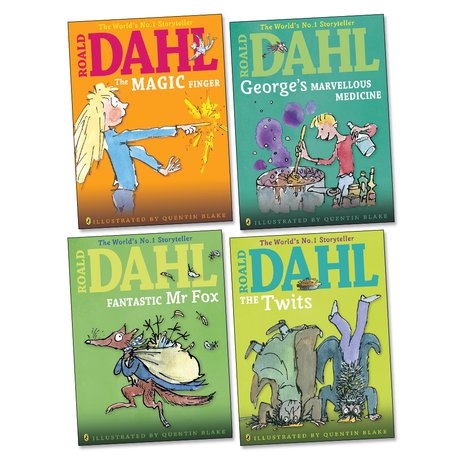 Roald Dahl Colour Editions Pack x 4