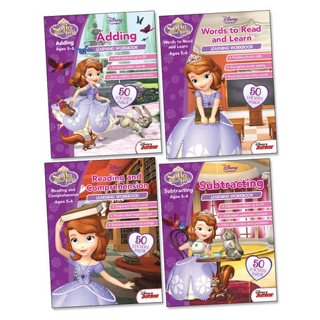 Sofia the First Learning Workbooks Ages 5-6 Pack