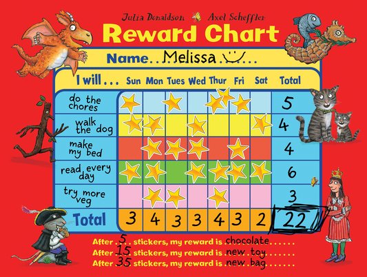 My Sticker Reward Chart Book