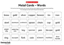 Metal Cards – Words
