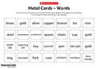 Metal Cards – Words