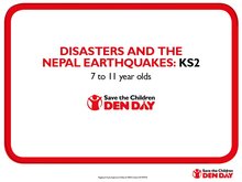 KS2 Disasters presentation