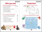 How to Train Your Dragon 2 - activity sample page (1 page)