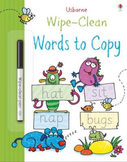 Usborne Wipe-Clean: Words to Copy
