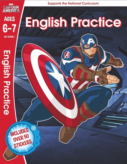 Captain America English Practice (Ages 6-7)