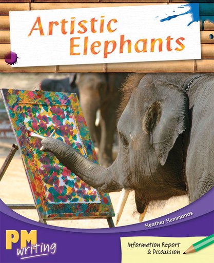 PM Writing 4: Artistic Elephants (PM Emerald) Levels 25, 26 x 6