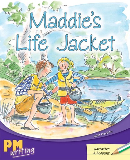 PM Writing 3: Maddie's Life Jacket (PM Silver/Emerald) Levels 24, 25 x 6