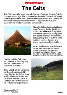 Celtic Iron Age Workshop for Schools (KS2)