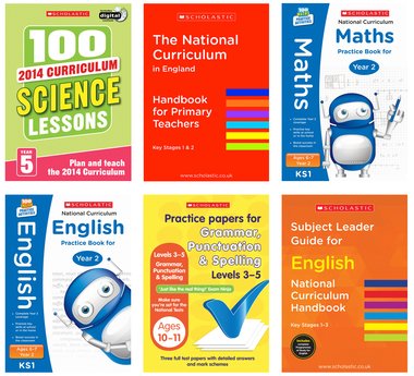 A selection of books published by Scholastic Educational Publishing