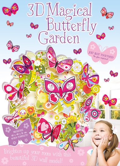 3D Magical Butterfly Garden