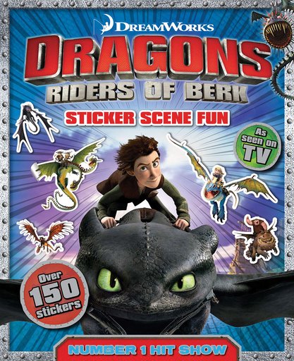 Dragons: Riders of Berk - Sticker Scene Fun