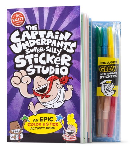 The Captain Underpants Super-Silly Sticker Studio
