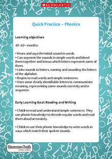 Quick Practice – Phonics
