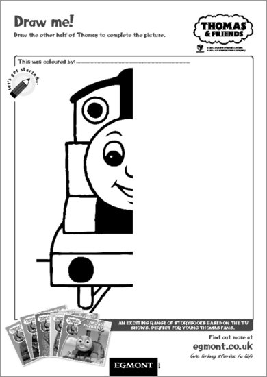 Draw Thomas the Tank Engine