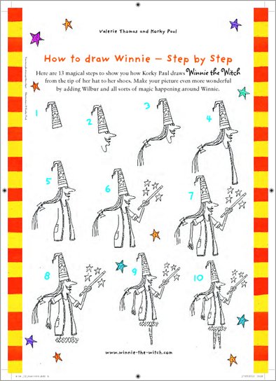 Draw Winnie the Witch