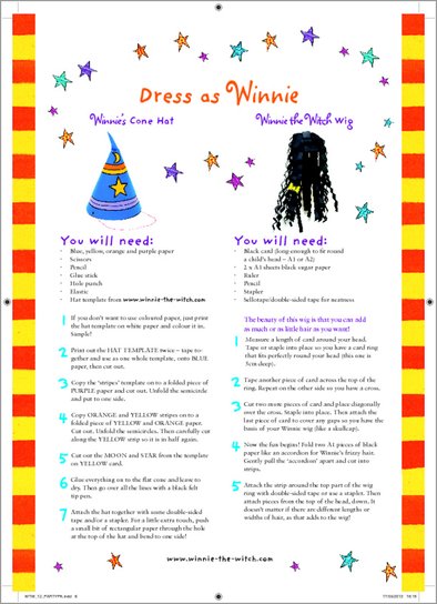 Dress as Winnie the Witch