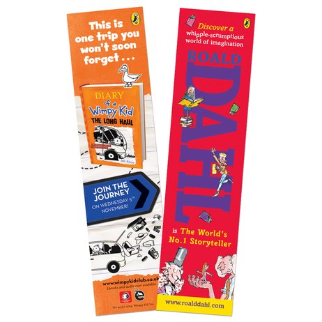 Roald Dahl/Wimpy Kid Bookmark