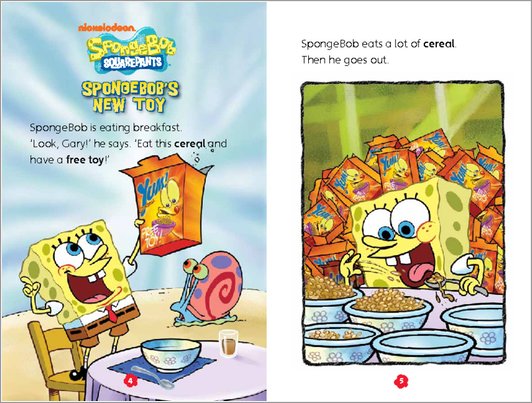 SpongeBob's New Toy - Sample Page