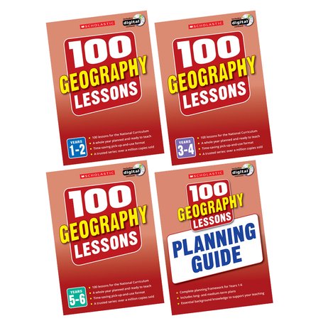 100 Geography Lessons Set x 4
