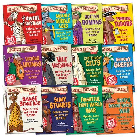 Horrible Histories Pack (Junior Editions) x 12