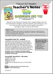 SpongeBob's New Toy: Resource Sheets and Answers (13 pages)